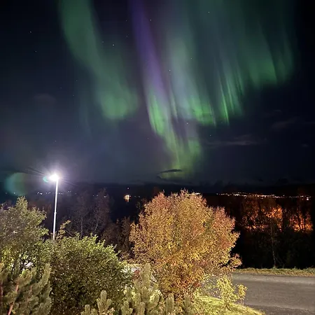 Northern Light-midnight Sun In Tromso